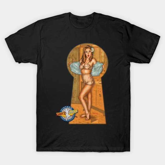 Pinup - Keyhole Cutie T-Shirt by Vintage Pinups